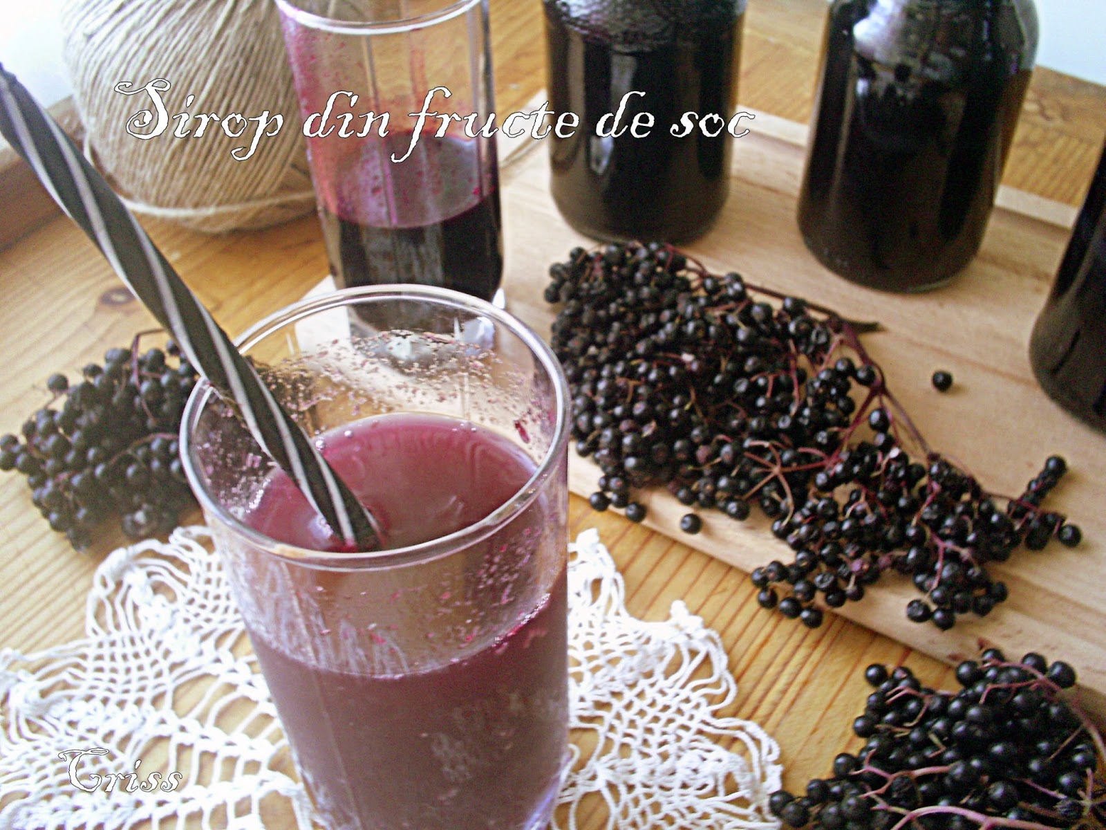 Sirop din fructe de soc