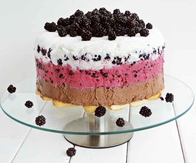 Tort cu mure si ciocolata