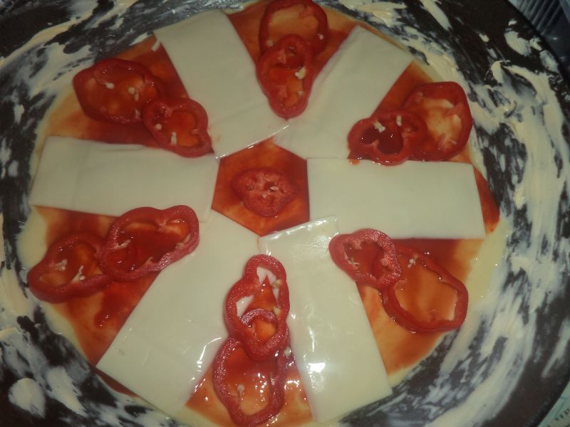 Pizza rapida la tigaie