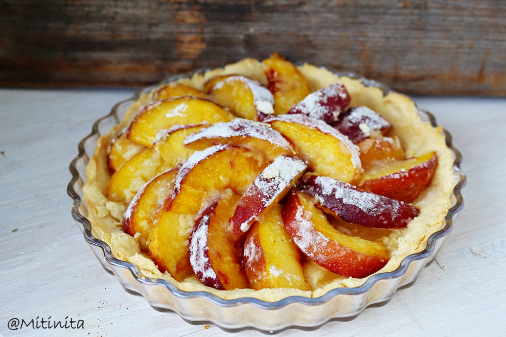 Tarta cu piersici