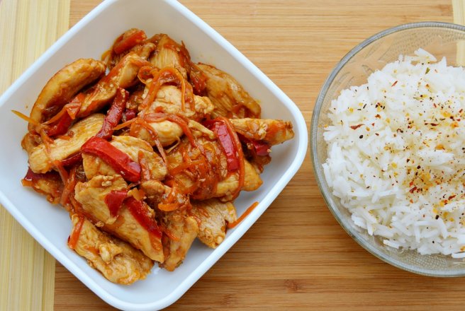 Piept de pui asiatic - Reteta gustoasa si aromata