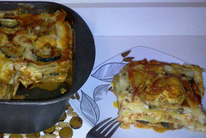 Lasagne cu vinete si dovlecei