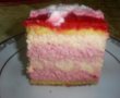 Tort cu mousse de trandafiri si caise-1
