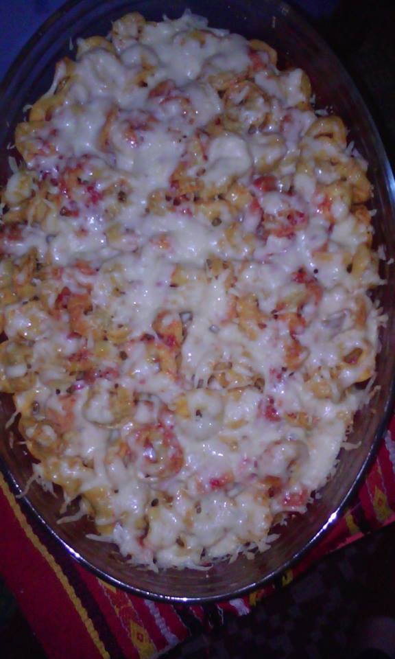 Tortellini cu carne la cuptor