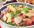 Salată de cartofi cu somon-1