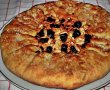 Placinta cu mere si dulceata de visine- de post-9