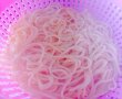 Spaghete cu pancetta si mazare-3