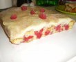 Prajitura cu zmeura si crema de vanilie-7