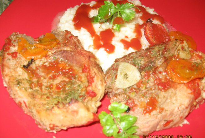 Pulpa de porc la cuptor