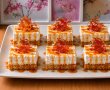 Prajitura cu mango caramelizat, crema de vanilie si frisca-10