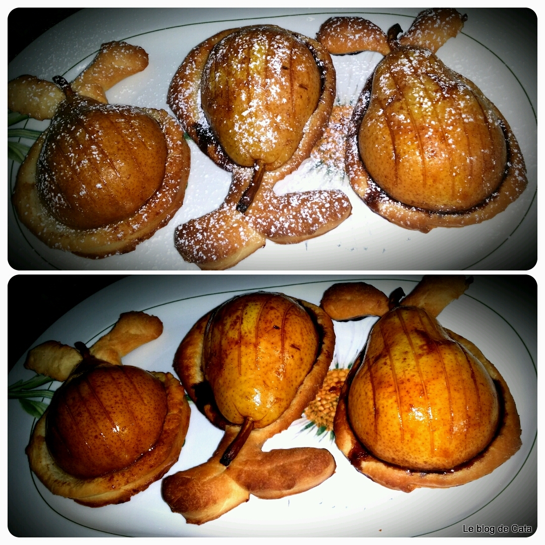 Pere caramelizate la cuptor
