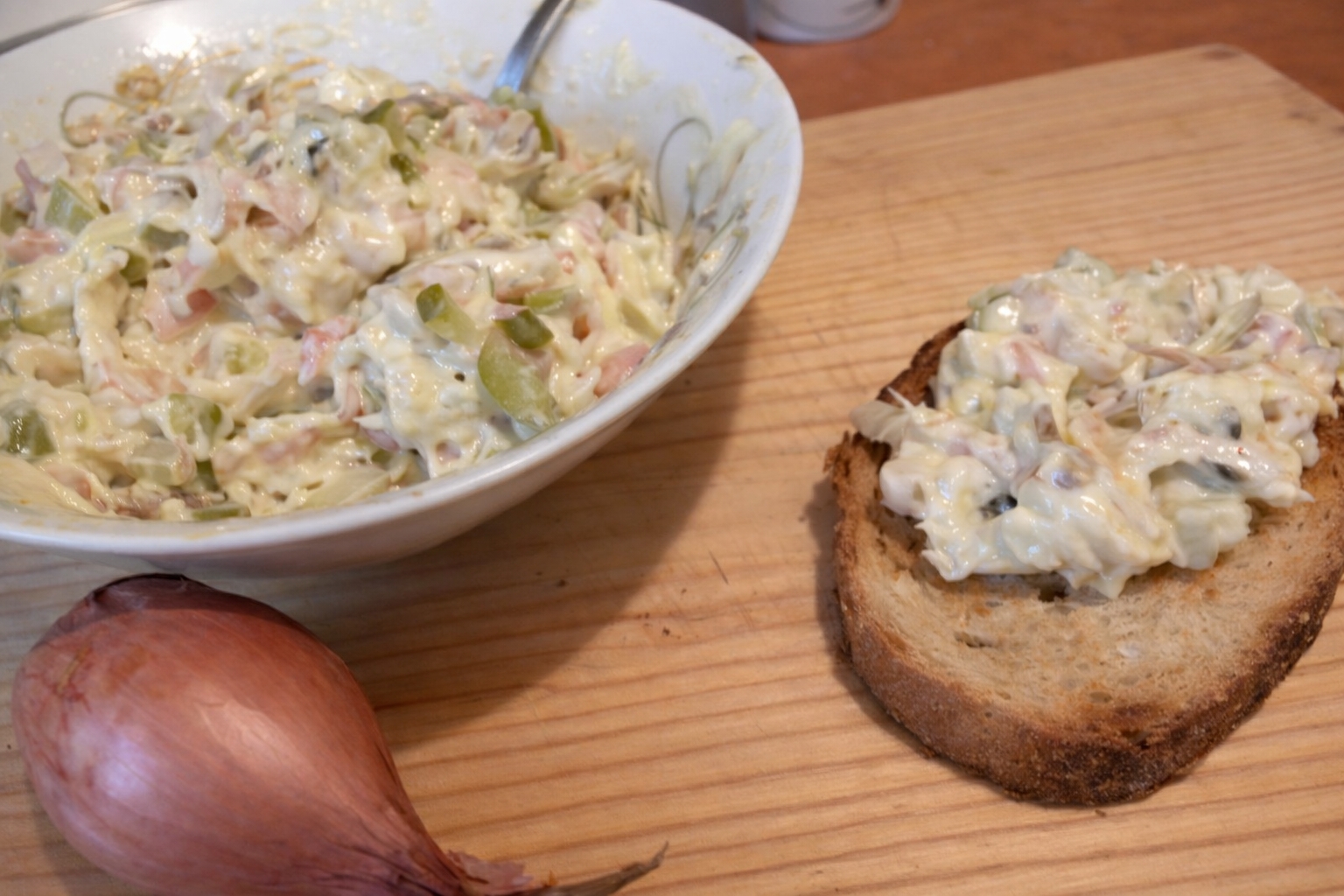 Salata de cod afumat
