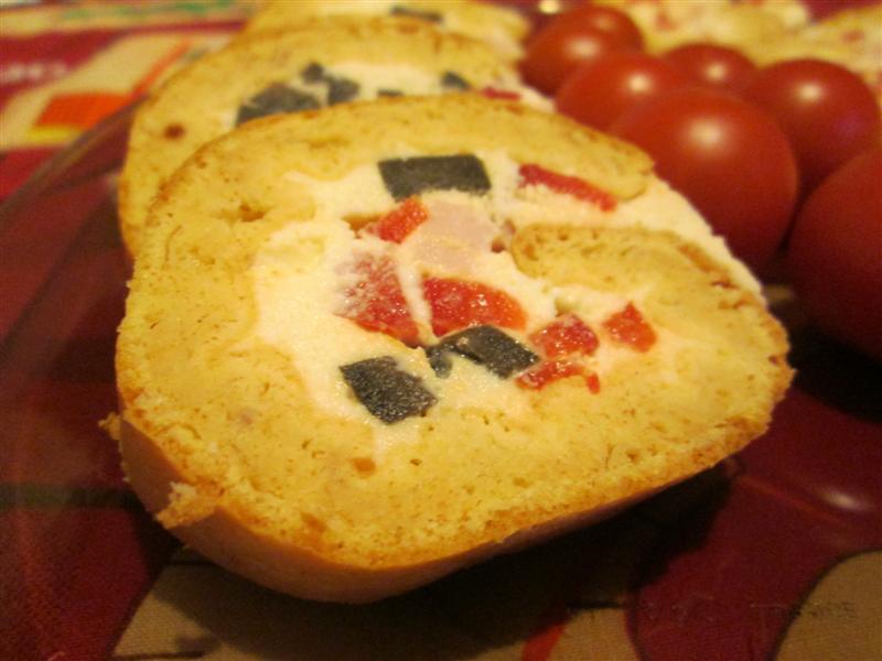 Rulada aperitiv cu crema de branza