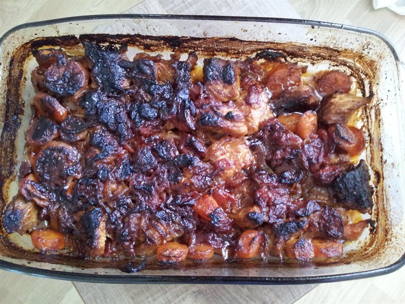 Friptura de porc cu bere neagra