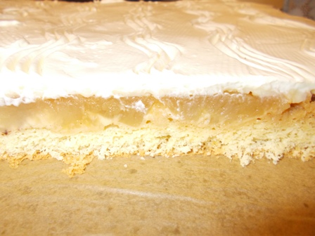 Prajitura cu mere si crema