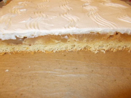 Prajitura cu mere si crema