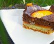 Prajitura din albusuri cu cacao si nectarine-6