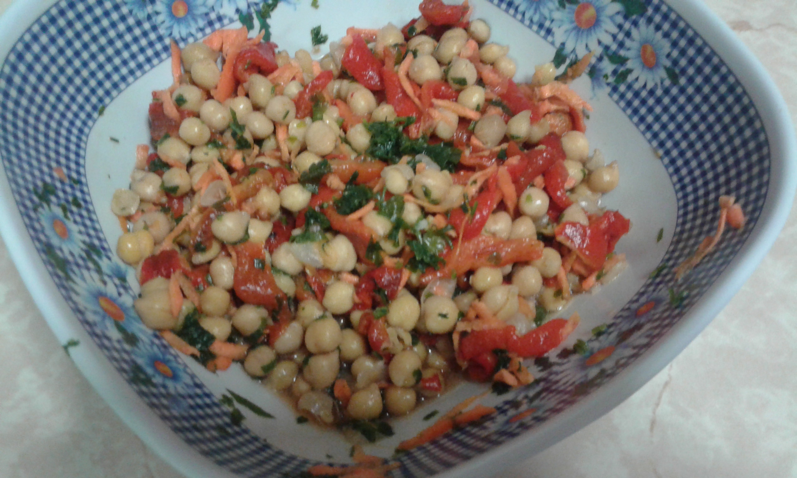 Salata de naut cu legume