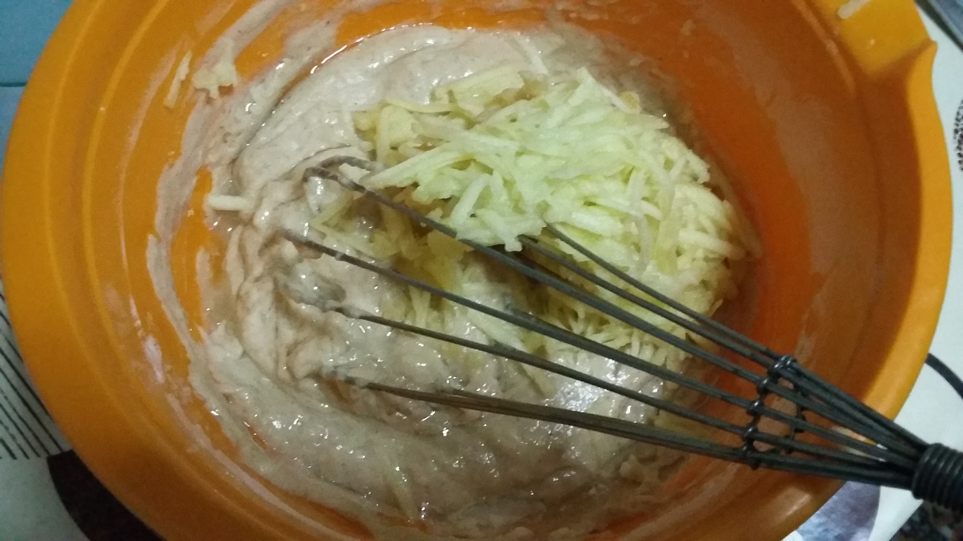 Pancakes cu mere si alune