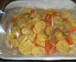 Pui cu legume la punga-4