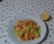 Spaghete cu avocado si rosii-5