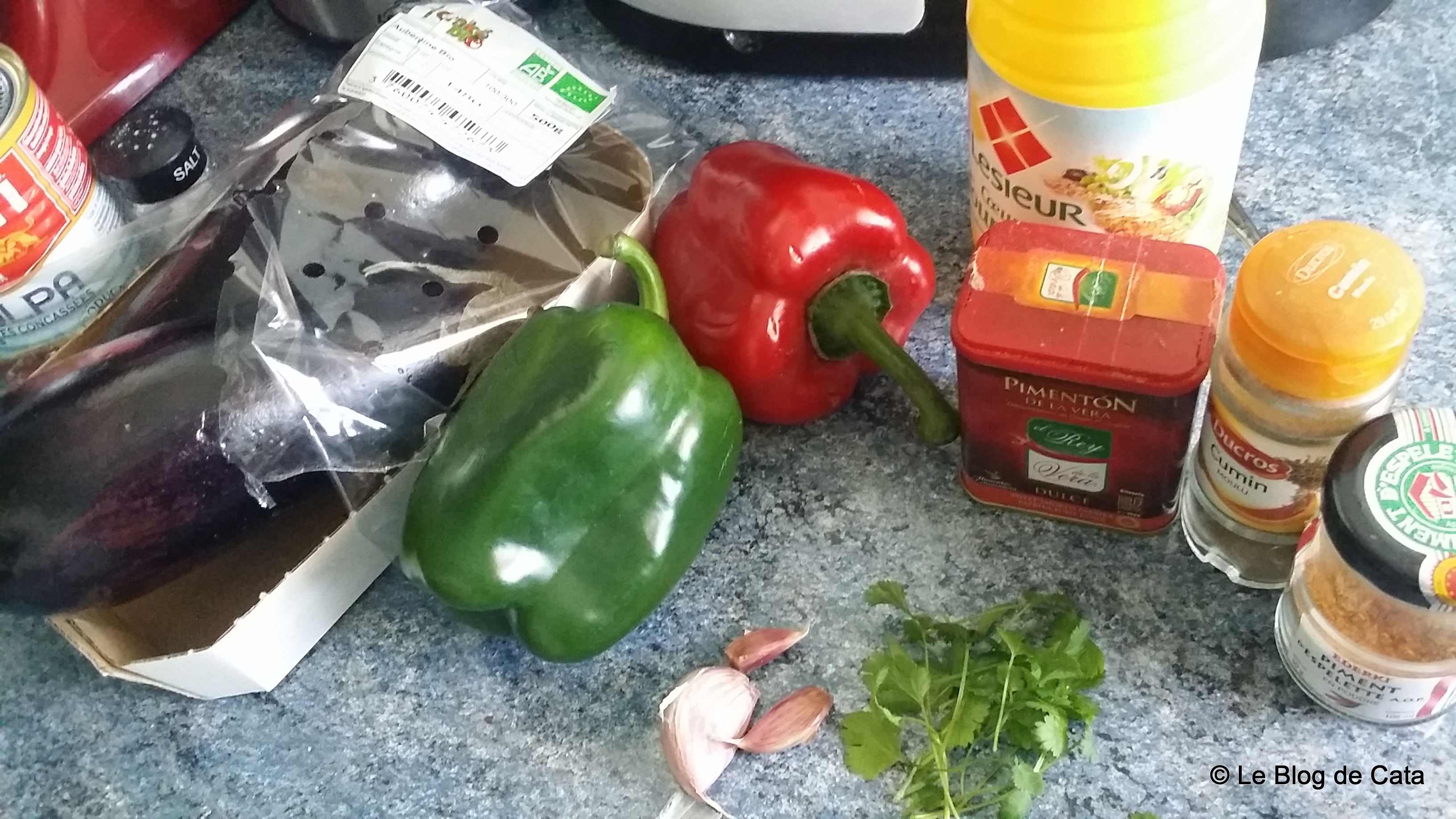 Salata de vinete si ardei marocana - Zaalouk