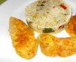 Pilaf din orez si bulgur cu snitele de pleurotus-14