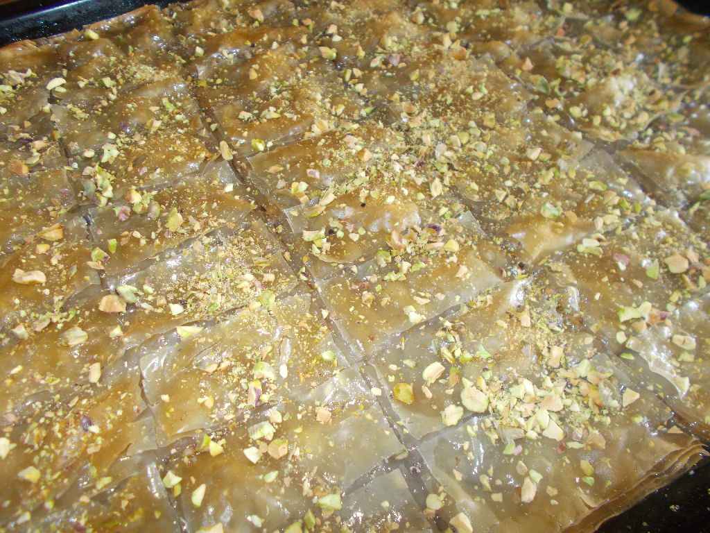 Desert baclava turceasca cu nuca si fistic