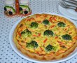 Tarta cu somon, broccoli, mazare si telemea-0