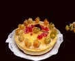 Desert tort cu mango si mousse de piersici-0