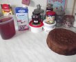 Desert tort cu zmeura si caramel-5