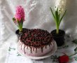 Desert tort cu crema de coacaze si dulceata de soc-3
