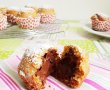 Desert muffins cu cocos si inima de ciocolata-5
