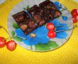 Desert negresa de post cu cirese si glazura de cacao-10