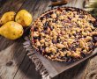 Desert tarta cu cirese si pere-1
