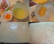 Desert rulada cu crema de vanilie, cirese si glazura de ciocolata-0