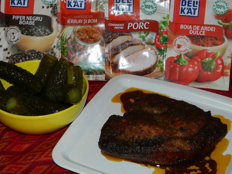 Jambon marinat la cuptor