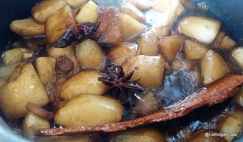 Dulceata (chutney) cu pere si condimente