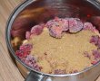 Desert tort cu crema de vanilie si zmeura-4