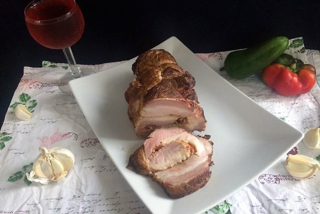 Rulada din fleica de porc