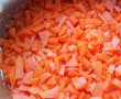 Salata cu piept de pui, legume si maioneza, in straturi-4