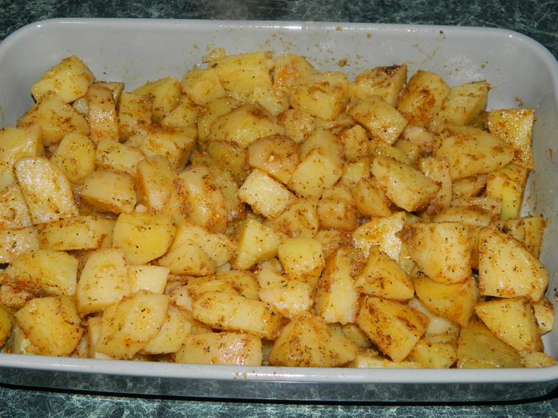 Cartofi taranesti la cuptor