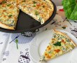 Pizza cu spanac si sos Alfredo-12