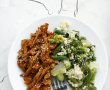 Carne de porc cu legume verzi-11