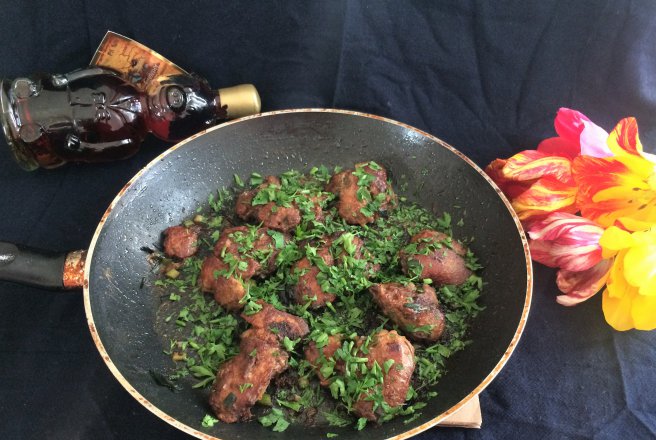 Ficatei de pui cu oregano si lamaie