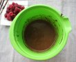 Desert vafe cu ciocolata, zmeura si menta-8