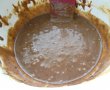 Desert prajitura cu crema straciatella, visine si krantz de migdale-2