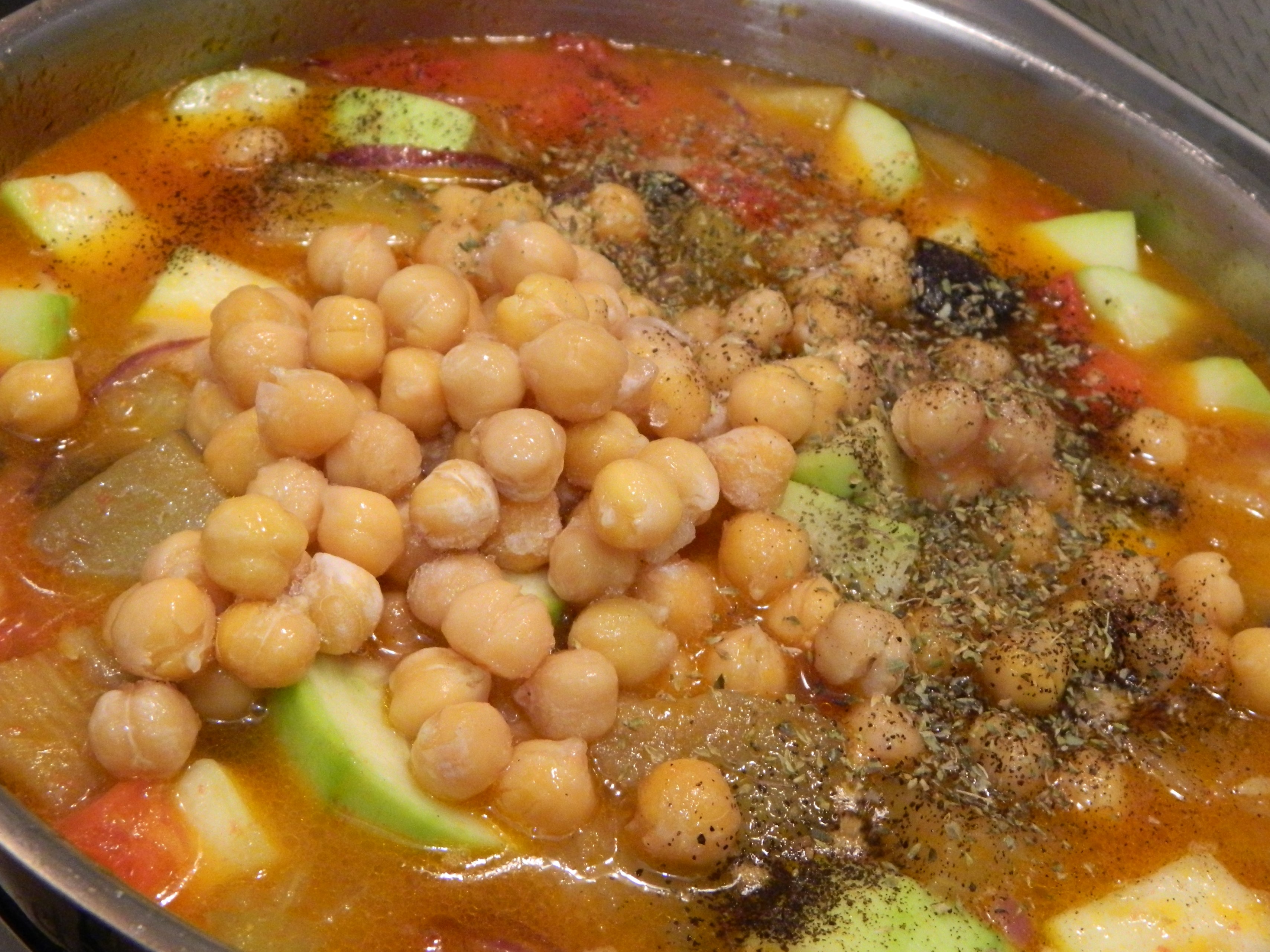 Risoni cu legume si parmezan