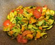 Broccoli, zucchini si rosii cherry in unt-5