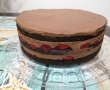 Desert tort cu visine si ciocolata-21